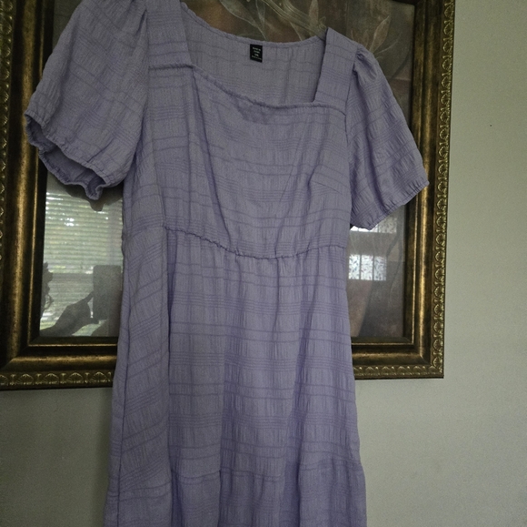 NWOT Shein Curve Lavender Maxi Dress 1x (14) - Picture 10 of 10